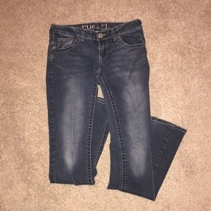 Boot cut jeans